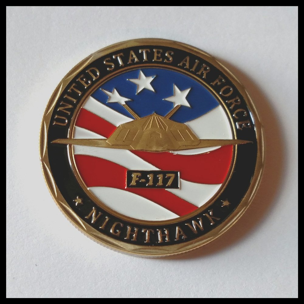 Air Force F-117 Nighthawk Challenge Art Coin