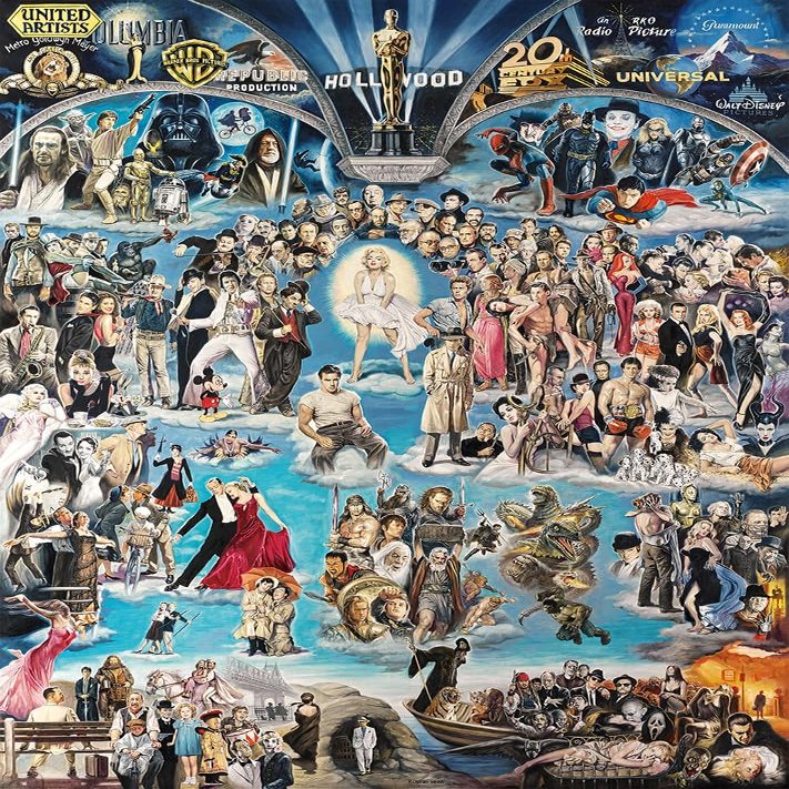 Schmidt Hollywood XXL 3000 Piece Jigsaw Puzzle by Spiele Kids and Adults Ages 12+