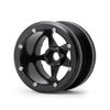 MOHERO 2.2 Alloy Beadlock 1/10 RC Wheels Rims 40mm for Crawler Axial Wraith Rock Car Pack of 4 (Black) view 3