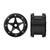 MOHERO 2.2 Alloy Beadlock 1/10 RC Wheels Rims 40mm for Crawler Axial Wraith Rock Car Pack of 4 (Black) view 4