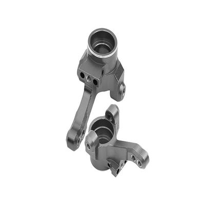 Aluminum Front Knuckle Arm For 1/10 Traxxas Ford GT 4-Tec 2.0 83056-4/4-Tec 3.0 93054-4 - 1Pr Set Gray Silver