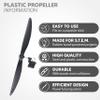 STEM Inventions 6-Inch Plastic Propellers, 30-Pack  Build Rubber Band Powered Planes, Helicopters, and Projects - Mounts onto Craft Sticks or Balsa Wood view 2