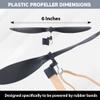 STEM Inventions 6-Inch Plastic Propellers, 30-Pack  Build Rubber Band Powered Planes, Helicopters, and Projects - Mounts onto Craft Sticks or Balsa Wood view 3