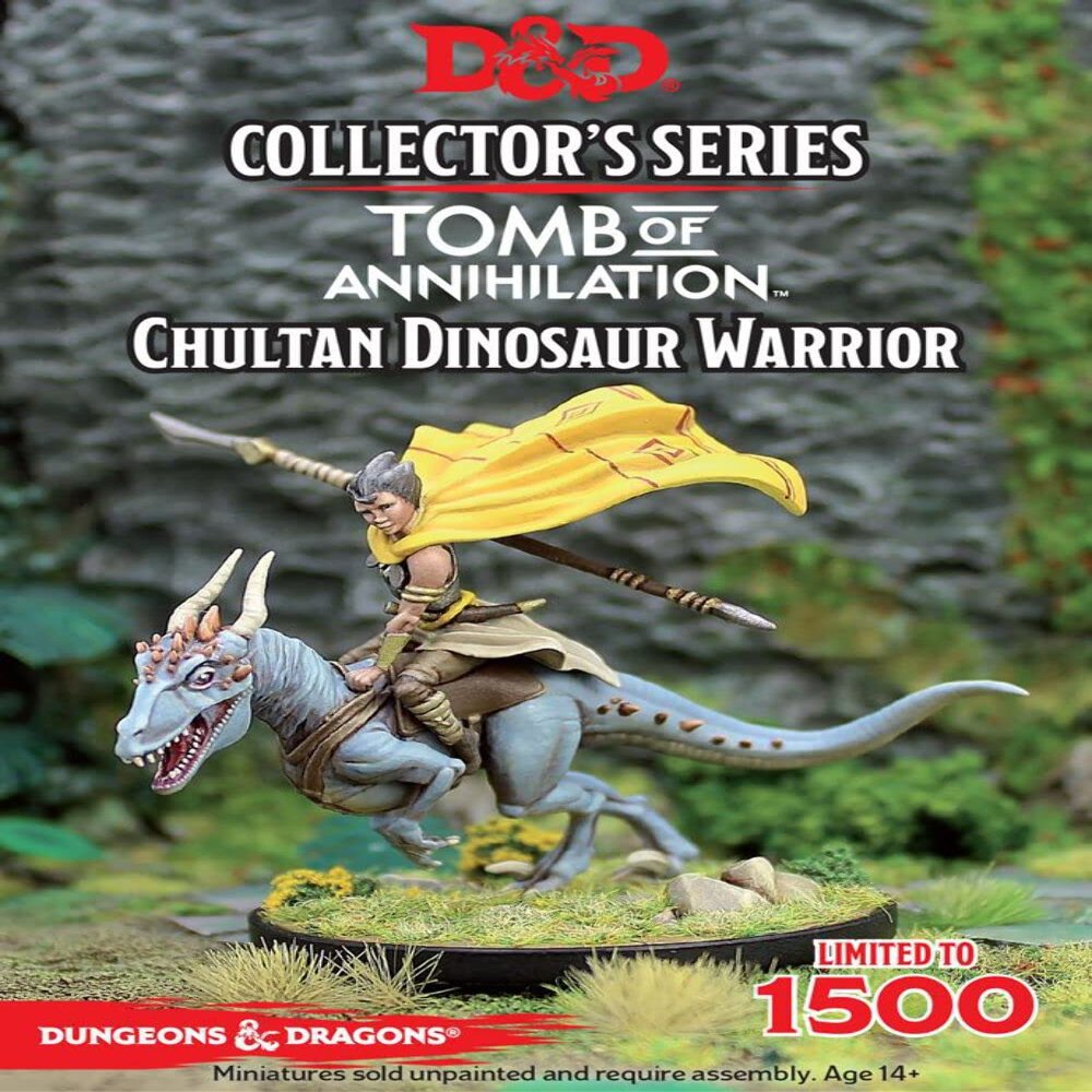 Gale Force Nine Force 9 Dungeons & Dragons - Tomb of Annihilation Chultan Dinosaur Warrior, Multicoloured