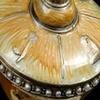 Hanukah Dreidel Enamel Decorative Almond and Black Design Accentuated with Jewels view 2