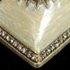 Hanukah Dreidel Enamel Decorative Almond and Black Design Accentuated with Jewels view 4