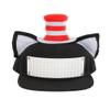 elope Dr. Seuss Cat in The Hat Building Blocks Snapback Hat, Standard Black view 2