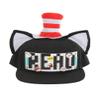 elope Dr. Seuss Cat in The Hat Building Blocks Snapback Hat, Standard Black view 4