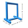 TentandTable Sealed Air Frame Game | Mermaid Treasure | Ball and Bag Toss | Includes Frame, Panel, Hand Air Pump, Balls, and Storage Bag | for Backyards, Carnivals, Schools, Birthday Parties view 4
