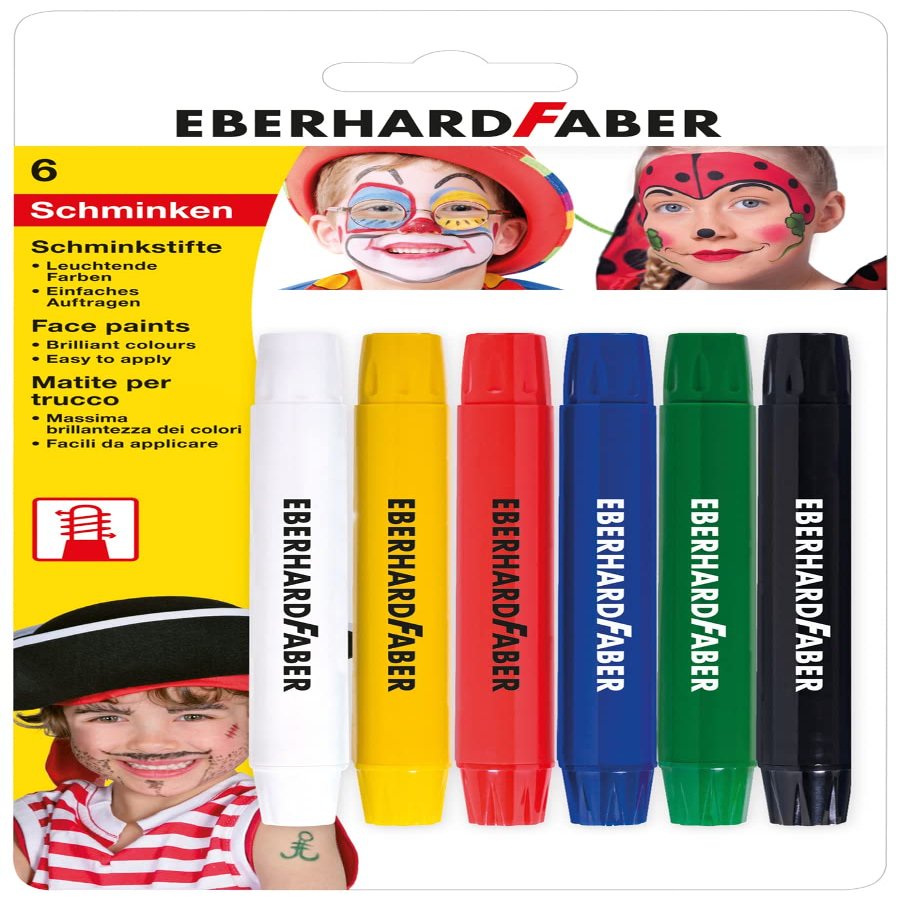 Eberhard Faber 579107 Rotating Make-Up Pen Set 6 Colours