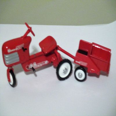 Hallmark Kiddie Car Classics Murray Trac Pedal Tractor and Dump Cart