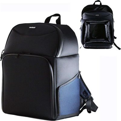 Navitech Portable Rugged Black & Blue Backpack/Rucksack Carry Case Compatible with The HP EliteDesk 800 G3 Desktop PC