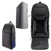 Navitech Portable Rugged Black & Blue Backpack/Rucksack Carry Case Compatible with The Lenovo IdeaCentre 510 Desktop PC view 1