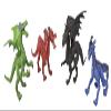 Idena 40090 Dragon Play Set (4 Pieces) view 1