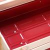 Outdoor Wagon ALL Terrain Pulling Children Kid Garden Cart w/ Wood Railing Red view 3