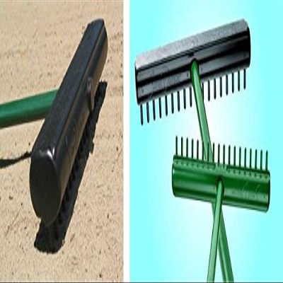 COURSIGNS Sand Dancer Sand Trap RAKES (60" Green Fiberglass Handle ONLY)