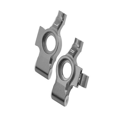 Aluminum Rear Knuckle Arm For 1/10 Traxxas Ford GT 4-Tec 2.0 83056-4/4-Tec 3.0 93054-4 - 2Pc Set Gray Silver