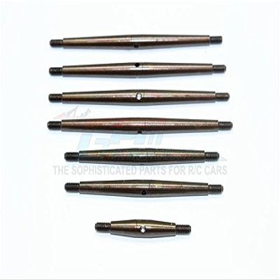 GPM For Traxxas TRX-4 Trail Defender Crawler Upgrade Parts Spring Steel Turnbuckles - 7Pc Set