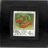 Tchotchke Stamp Art - Collectible Postage Stamp - Raspberry view 1