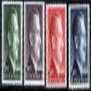 4 DIFFERENT FLAWLESS JUMBO HITLER PORTRAIT STAMPS! TOP 4 DENOMINATIONS! VIVID COLORS & ENGRAVING! view 2