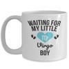 Pregnancy Announcement Mug  Waiting for My Little Virgo Boy  Cute Baby News Coffee Cup  Cool Present For Pregnant Women view 1