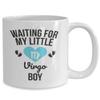 Pregnancy Announcement Mug  Waiting for My Little Virgo Boy  Cute Baby News Coffee Cup  Cool Present For Pregnant Women view 2