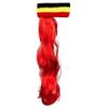 Boland 61917 - Headband Belgium with Red Hair, World Cup, EM, Accessory, Football, Handball, Public Viewing, Theme Party view 1