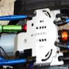 GPM For Traxxas TRX-4 Trail Defender Crawler Upgrade Parts Aluminum Center Gear Box Bottom Protector Mount - 1Pc Set Orange view 4