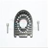 Aluminum Motor Mount Plate With Heat Sink Fins For 1/10 Traxxas Ford GT 4-Tec 2.0 83056-4/4-Tec 3.0 93054-4 - 1Pc Set Black view 1