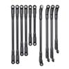 10Pcs 313MM RC Links CNC Aluminum Rod Link Linkage Wheelbase Set for 1/10 Axial SCX10 II 90046 90047 Crawler Accessories view 1