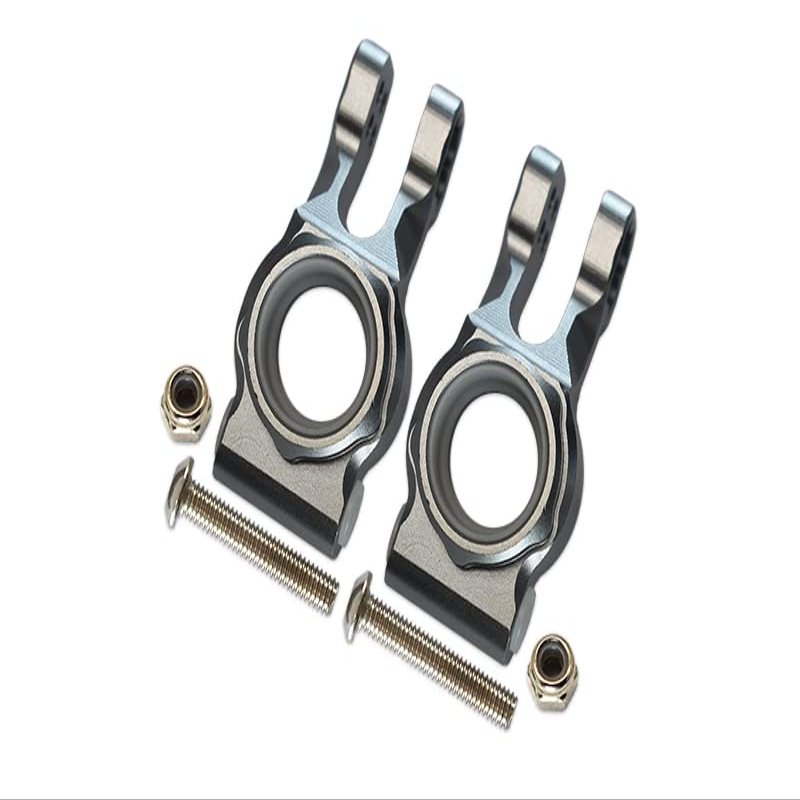 Aluminum Rear Knuckle Arm for Arrma SENTON/Talion/Infraction/Infraction V2 / Limitless/FIRETEAM - 1Pr Set Gray Silver