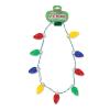 Latsa Lites Classic Jumbo Flashing Necklace Oversized Light Bulbs Festive Adult Holiday Party Favors Decoration Accessories Xmas Theme Parties Supplies view 1