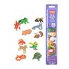 Wild Republic Pets Figurines Tube, Turtle, Guinea Pig, Snake, Hamster, Hermit Crab, Yellow Lab, Ferret, Iguana, Rabbit, Parakeet, Gold Fish, Grey Cat (20821) view 1