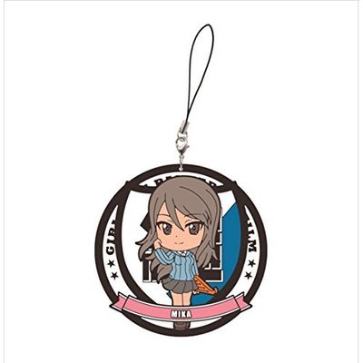 Banpresto Lottery Ichiban-Kuji-Premium K Award Girls and Panzer Last Chapter Mika Big Rubber Strap