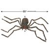 Big Mo's Toys Creepy Spider - Hairy Real Look Tarantula Spider with Red LED Eyes - 1 Piece view 2