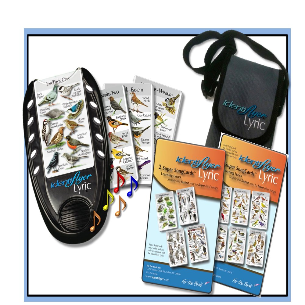 Birdsong IdentiFlyer Lyric, with 7 SongCards for 130 Birds and 10 Frogs & CarryingCase