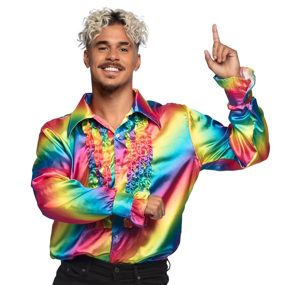 Boland 10131810 Party Shirt, Multicoloured, XXL, Colourful, 58/60 (EU)