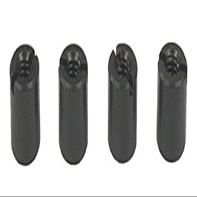Overall Length 6mm for TOP LINE Aluminum General Purpose Color Black M3.0 4 Pieces TP-5606