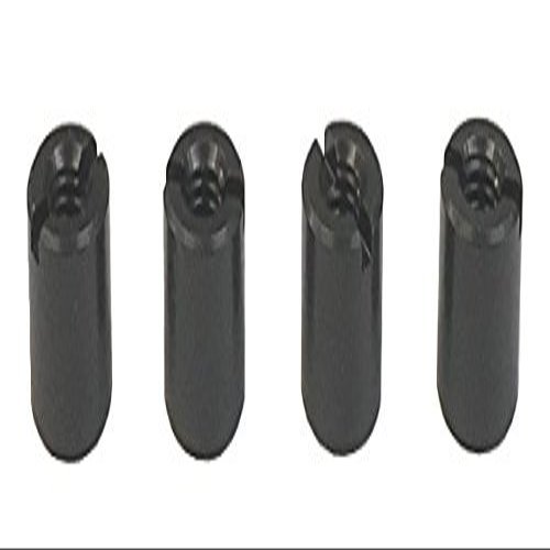Overall Length 6mm for TOP LINE Aluminum General Purpose Color Black M3.0 4 Pieces TP-5606