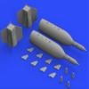 Eduard EDB632112 Brassin 1:32 -GBU-11 Laser Guided Bomb kit, Various. view 3