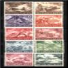 10 DIFFERENT NAZI WEHRMACHT STAMPS w DRAMATIC BATTLE SCENES (DEUTSCHES REICH) MINT CONDITION view 1