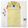 CuteOn 100% Cotton Soft Baby Hooded Towel Cartoon Bath Towel for Toddler & Kids - Orange Lion 28.74" x 35.43" view 2