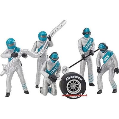 Carrera USA 20021133 21133 Figure Mechanices Realistic Scenery Accessory for Slot Car Race Track Sets, Silver