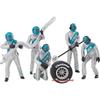 Carrera USA 20021133 21133 Figure Mechanices Realistic Scenery Accessory for Slot Car Race Track Sets, Silver view 1
