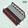 3250 Pony-Truss Railway Bridge (F) (Red) view 3