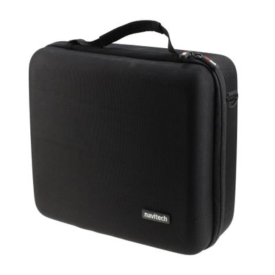 Navitech Black Heavy Duty Rugged Hard DJ Controller Case Cover with Shoulder Strap Compatible With Hercules Glow DJ Control [video game]