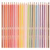 BIC Kids Evolution Stripes Colouring Pencils - Assorted Colours, 24 Count (Pack of 1) view 2