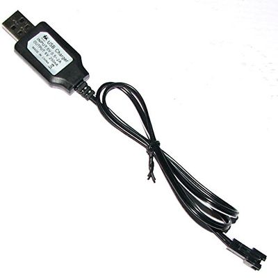 ECHOBBY 7.2V/250mA USB Charger SM Plug with Charge lamp