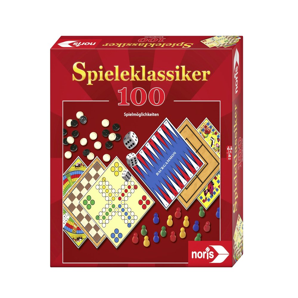 noris 606111686 Classic Game with 100 Playing Options.