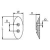 Martyr (Canada Metal Pacific) CMM24M; Anode-Hull Sml Streamlined Made by Martyr (Canada Metal Pacific) view 2